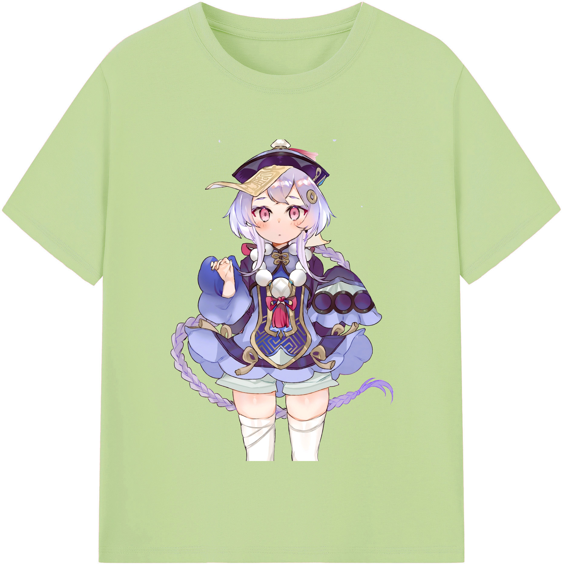げんし神 七七 なな  genshin Nana 綿100％半袖Tシャツ（フロントプリント）